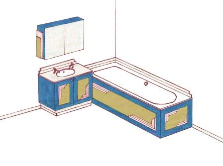 new Art Deco bathroom design