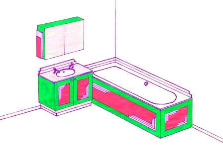 new Art Deco bathroom design