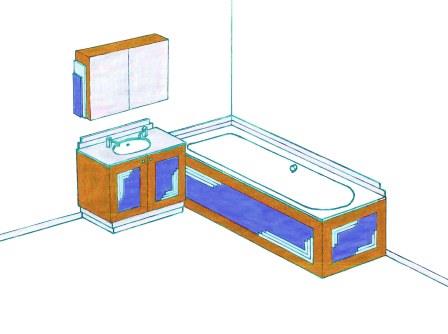new Art Deco bathroom design