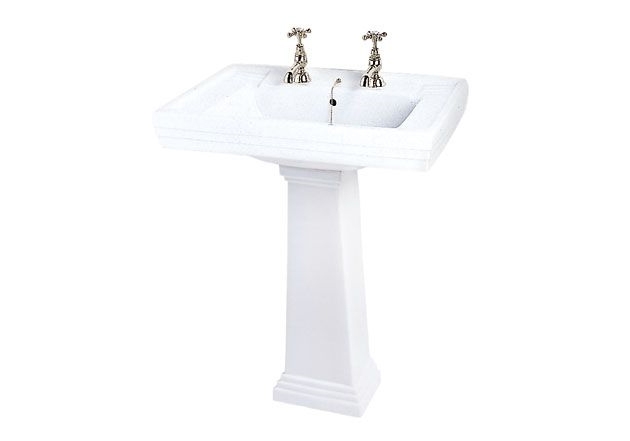 Art Deco Odeon jazz bath bathroom cloak room pedestal basin