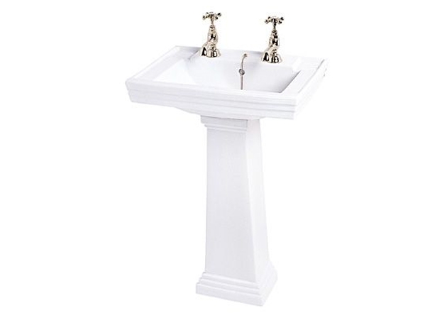 Art Deco Odeon jazz bath bathroom cloak room pedestal basin