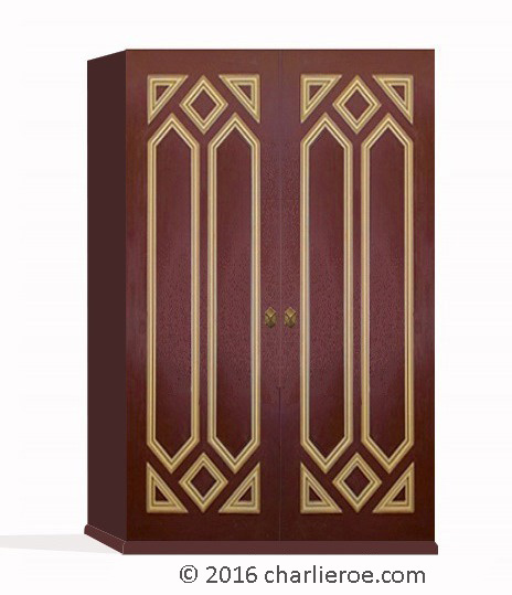 new Art Deco 2 door bedroom wardrobe furniture
