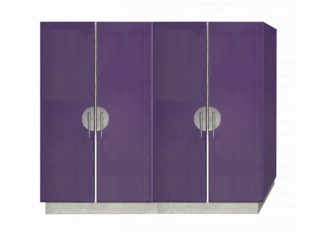 New Walter Dorwin Teague Art Deco painted bedroom 4 door wardrobes furniture