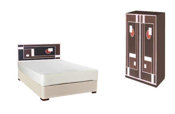 Walter Dorwin Teague Art Deco bedroom bed & wardrobe design furniture