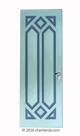 new Art Deco painted door
