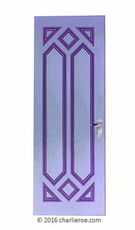 new Art Deco painted door