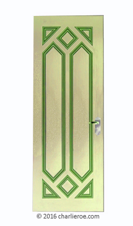 new Art Deco painted door 