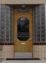Art Deco front door