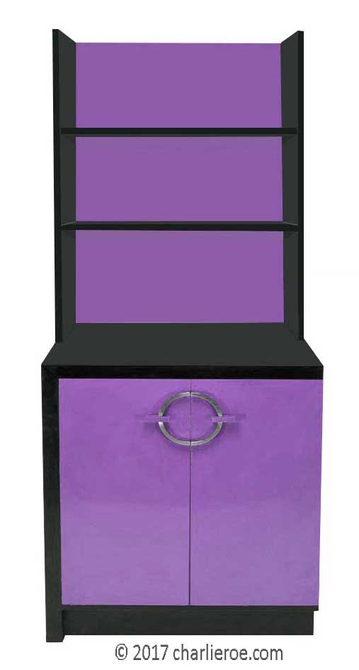 new Gilbert Rhode Art Deco painted bookcase