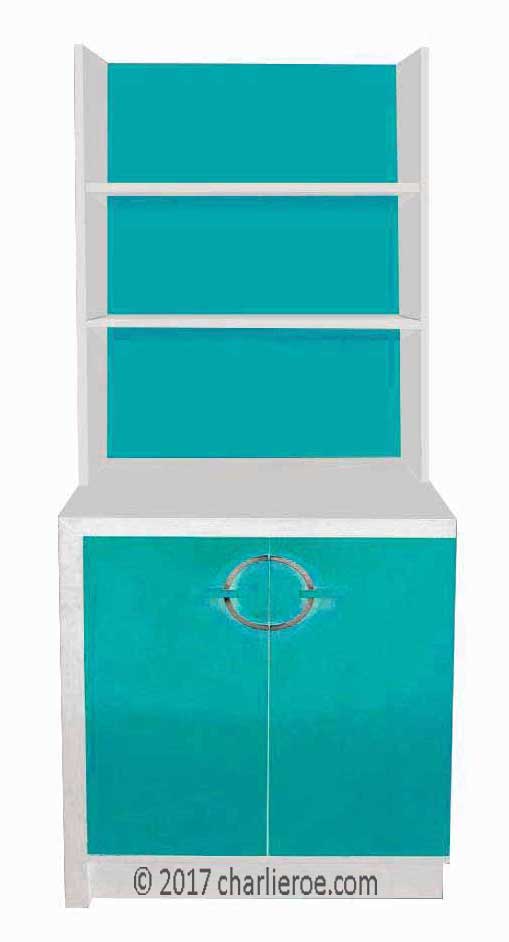 new Gilbert Rhode Art Deco painted bookcase