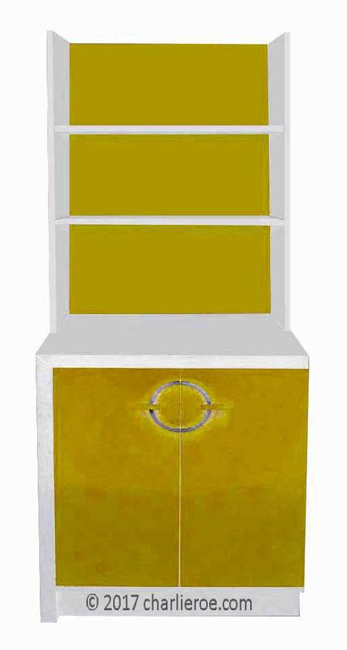 new Gilbert Rhode Art Deco painted bookcase