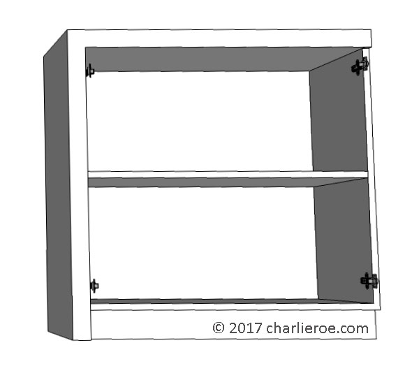 new Gilbert Rhode Art Deco cupboard bookshelf