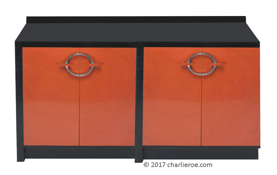 new Gilbert Rhode Art Deco painted sideboard