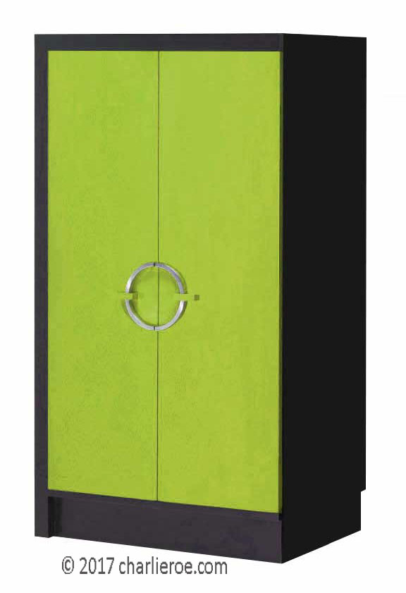 new Gilbert Rhode Art Deco painted bedroom  2 door double wardrobe