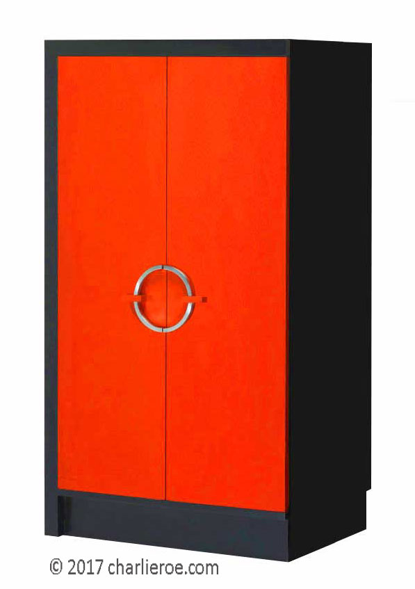 new Gilbert Rhode Art Deco painted bedroom  2 door double wardrobe