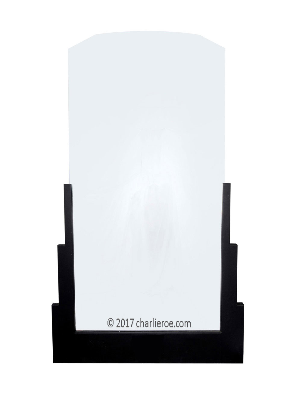 New Paul Frankl Art Deco Skyscraper style painted wall mirror