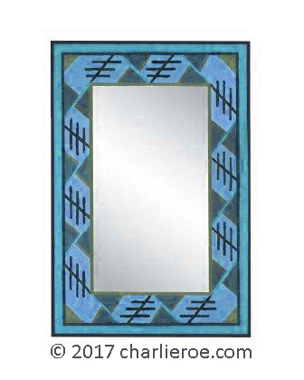 new wall mirrors were inspired by an Omega Workshops Cadena rug design by Roger Fry c1915