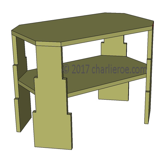 new Art Deco 'Skyscraper' style stepped side lamp sofa coffee table
