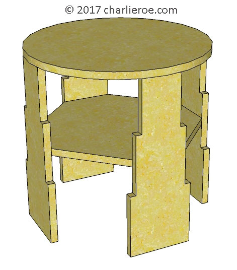 new Art Deco 'Skyscraper' style stepped coffee side lamp sofa coffee table