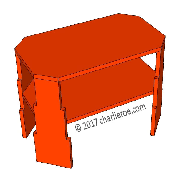 new Art Deco 'Skyscraper' style stepped coffee side lamp sofa coffee table