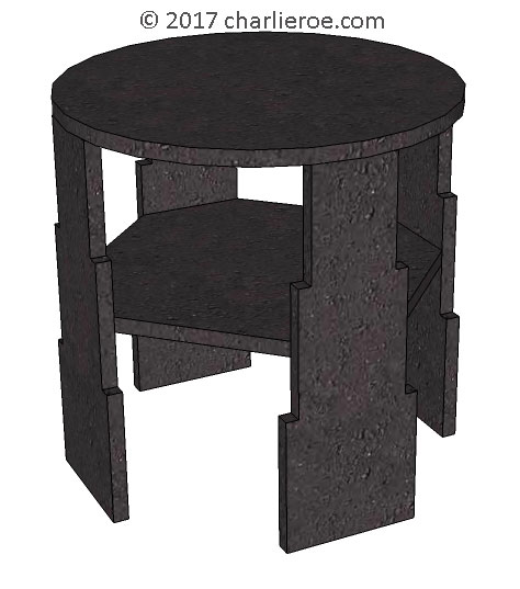 new Art Deco 'Skyscraper' style stepped coffee side lamp sofa coffee table