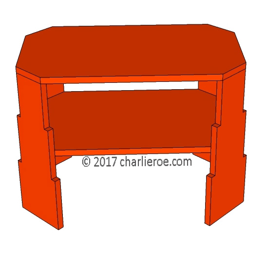 new Art Deco 'Skyscraper' style stepped coffee side lamp sofa coffee table