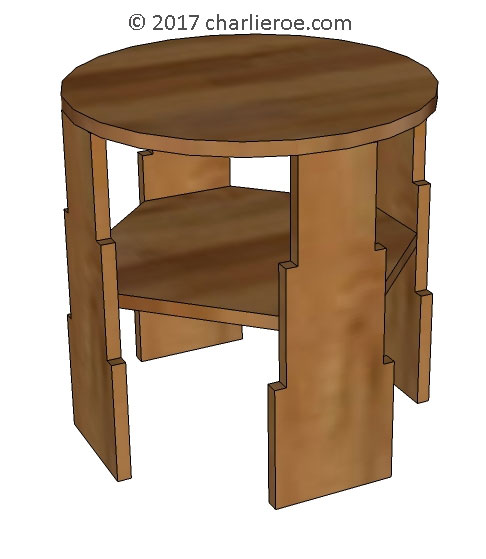 new Art Deco 'Skyscraper' style stepped coffee side lamp sofa coffee table