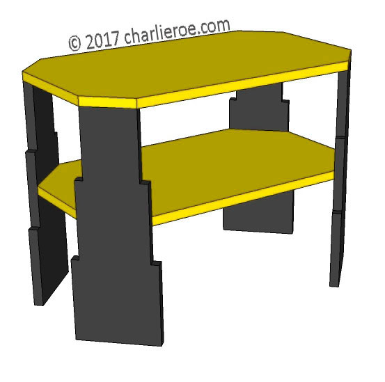new Art Deco 'Skyscraper' style stepped side lamp sofa coffee table