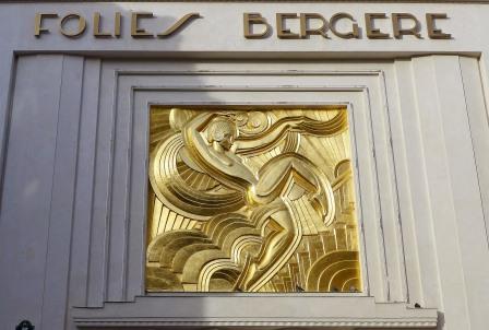 Art Deco bas relief of Josephine Baker in Cubist style, from the folies Bergere in Paris c.1928