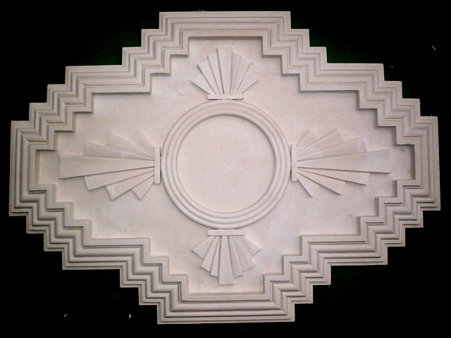 Art Deco plaster ceiling rose design ART08