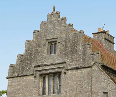 A C16th Manor house with stepped gable