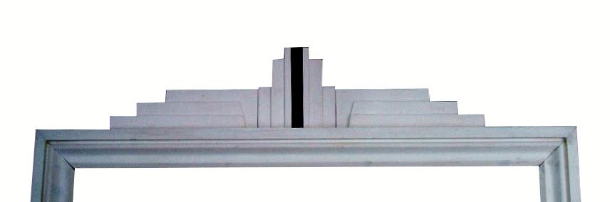 new Art Deco Paul Frankl Skyscraper style cornice moulding