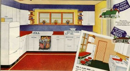 Hotpoint appliances advert for a kitchen 1942
