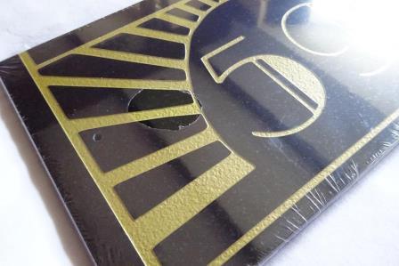 new Art Deco House numbers & name signs with gold on stone granite