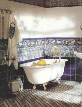 Wm Morris Arts & Crafts Movement bathroom
