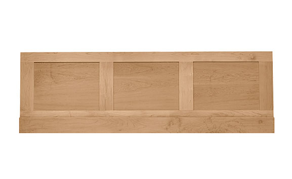 CFA Voysey 2 panel Shaker oak bath panel furniture