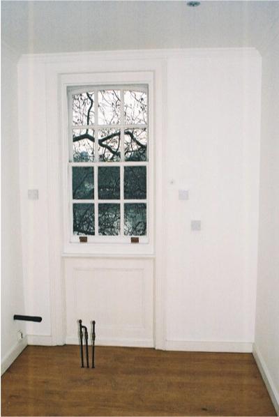 CFA Voysey Garden Corner Arts & Crafts Movement empty bathroom