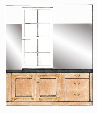 CFA Voysey Garden Corner Arts & Crafts Movement Oak bathroom vanity unit furniture