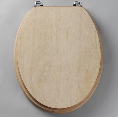 Light oak WC seat