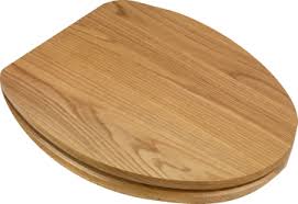 Medium oak WC seat