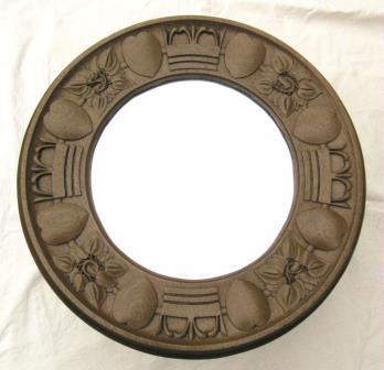 CFA Voysey Arts & Crafts Movement brown finish mirror frame furniture
