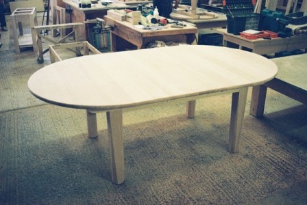 CFA Voysey Arts & Crafts Movement Oak oval dining table furniture