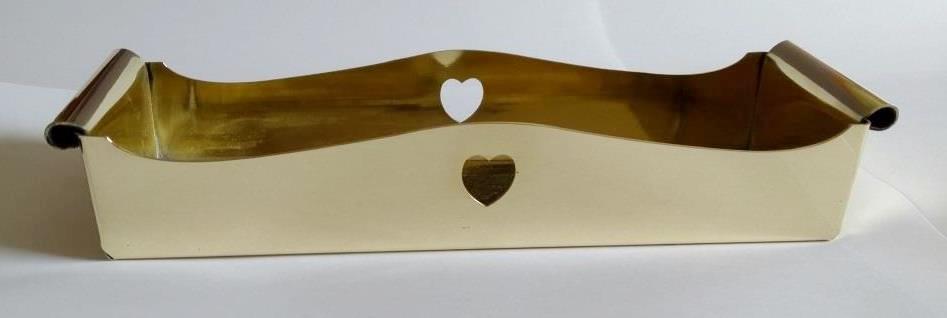 new C F A Voysey Arts & Crafts Movement brass pentray metal work