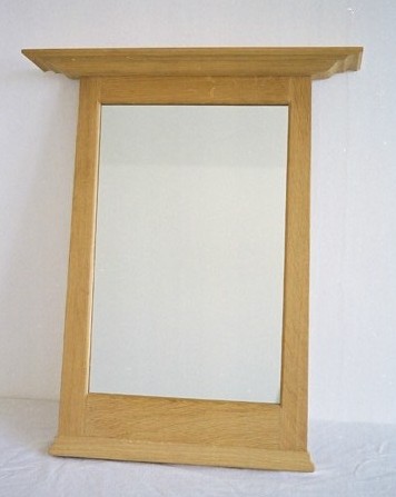 CFA Voysey Arts & Crafts Movement Oak mirror frame furniture