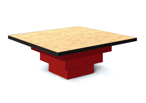 New Frank Lloyd Wright Arts & Crafts Mission Prairie Usonian style oak & painted dining tables