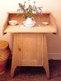 WR Lethaby Arts & Crafts movement washstand design furniture from Melsetter House