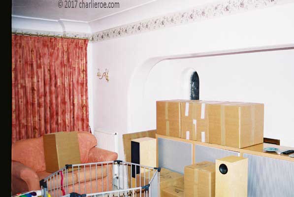new Arts and crafts movement fitted  painted kitchen furniture