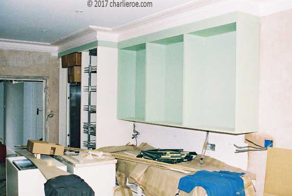 new Arts and crafts movement fitted kitchen  painted furniture
