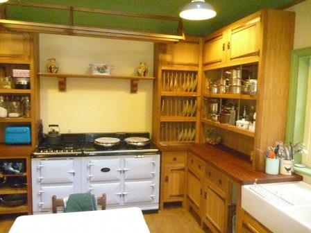 new Arts and crafts Movement oak fitted & unfitted kitchen furniture