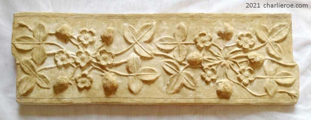 New Earnest Gimson Cotswold style Arts & Crafts Plaster frieze cornice moulding